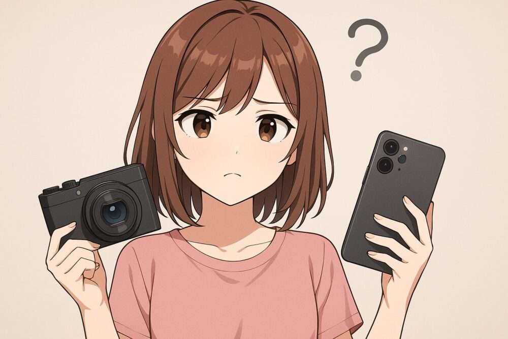 【2025年最新版】スマホカメラとコンデジの比較|失敗しないカメラ選び