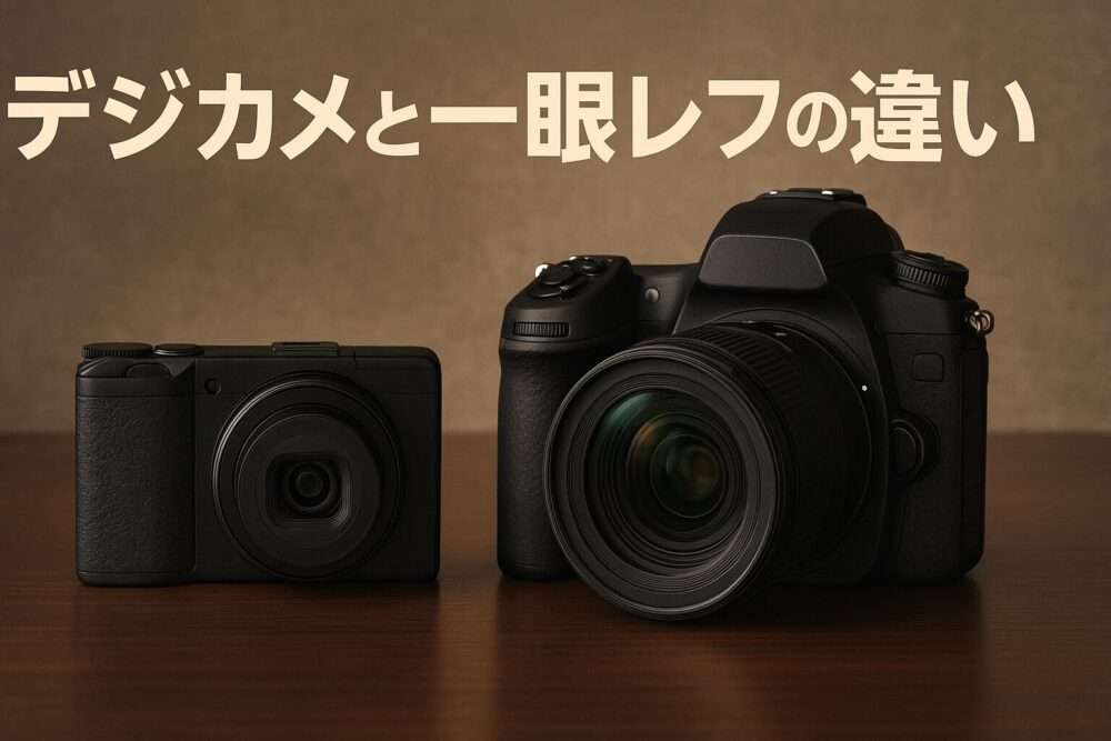 デジカメと一眼レフの違いを超やさしく簡単に！初心者でも3分でスッキリ理解