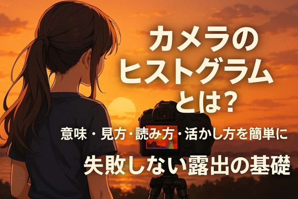 カメラのヒストグラムとは？意味・見方・読み方・活かし方を簡単に｜失敗しない露出の基礎