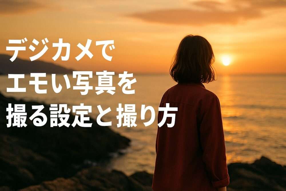 デジカメでエモい写真の撮り方：設定ひとつで“空気の色”が変わる理由