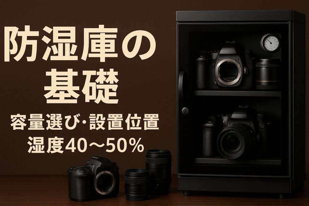 初心者用_防湿庫は必要？選び方ガイド｜容量・置き場所・湿度の正解は？