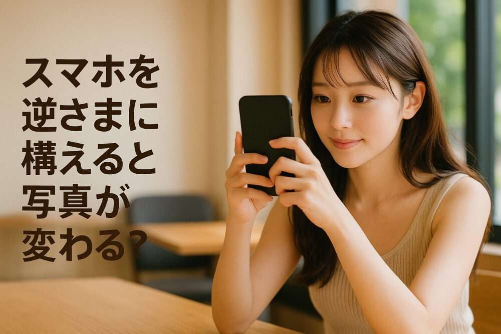 スマホを逆さまに構えると写真が変わる？ SNSで注目の“逆さ撮り”テクを徹底解説