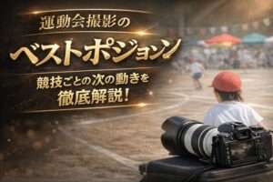 【保存版】運動会で撮れる人になる！写真の立ち位置とカメラ設定全網羅